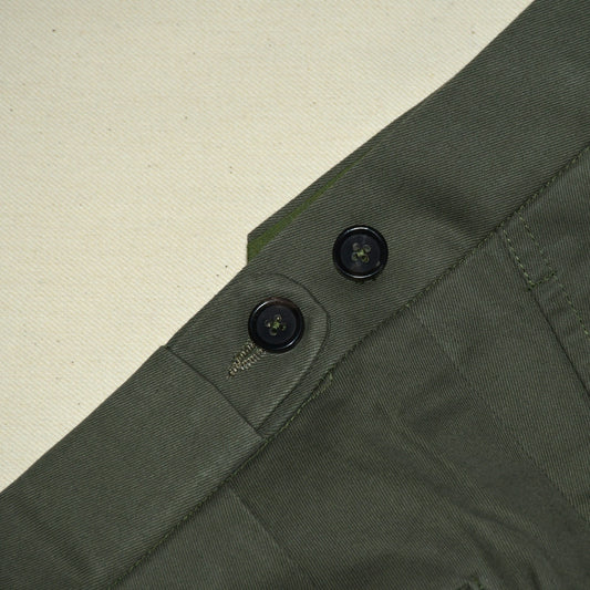 [Sample] Brisbane Moss Tennyson Military Green Trousers  - ST046