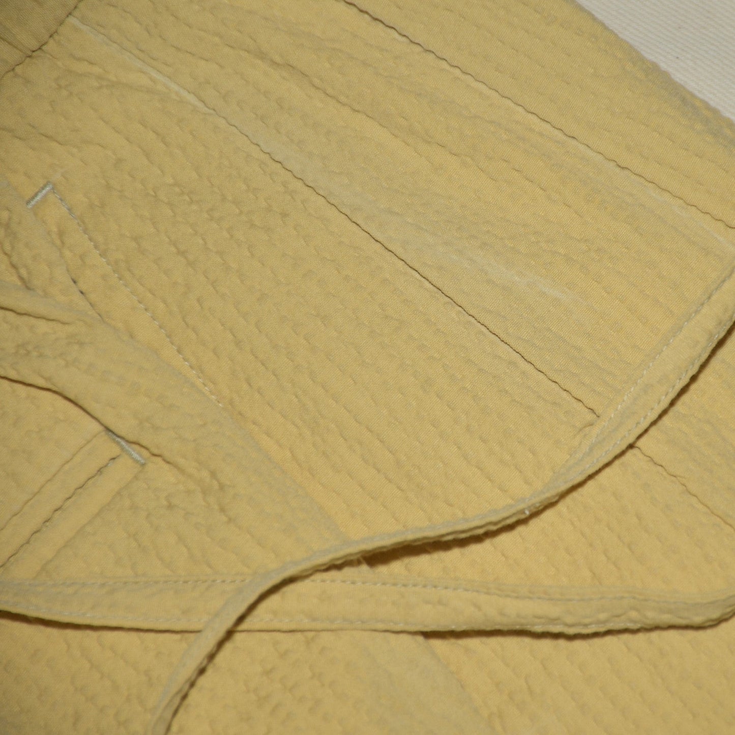 [Sample] Italian Seersucker Cream Trousers  - ST047