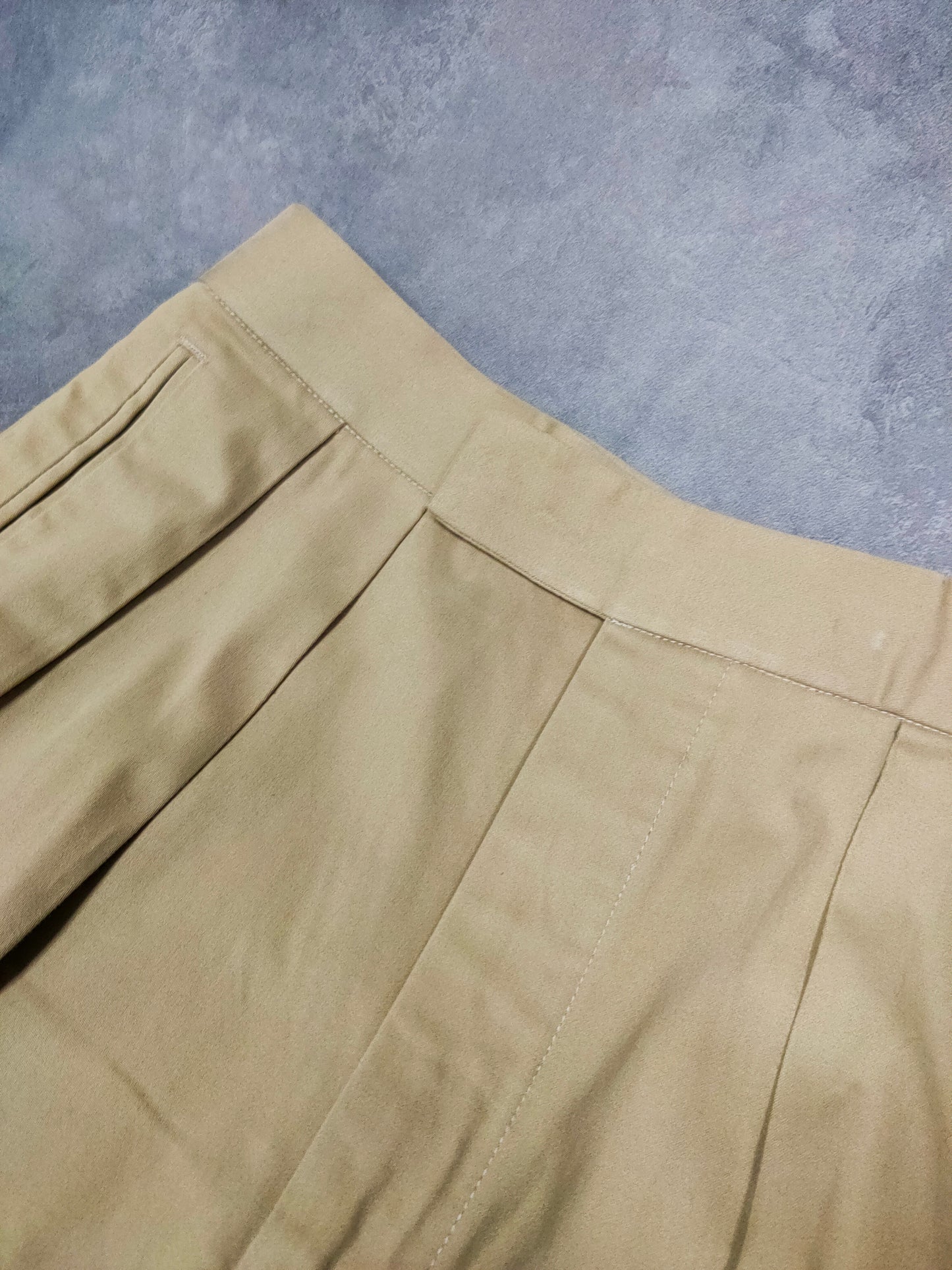 [Sample] Dugdale Champagne Beige Trousers  - ST122