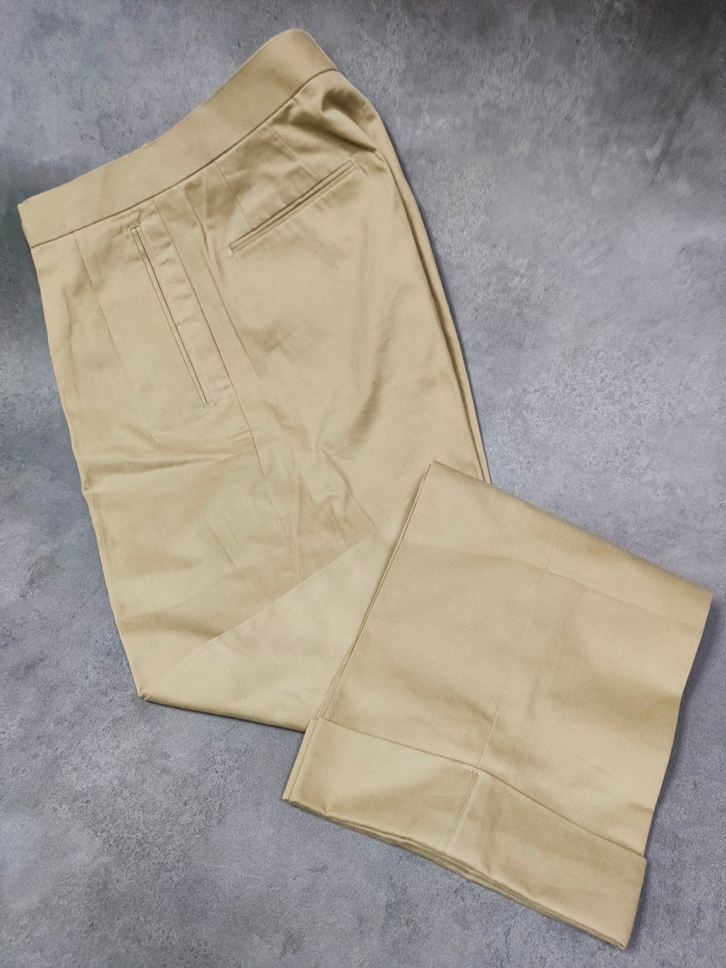 [Sample] Dugdale Champagne Beige Trousers  - ST122