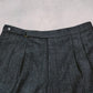 [Sample] VBC Charcoal Melange Flannel  Trousers  - ST129