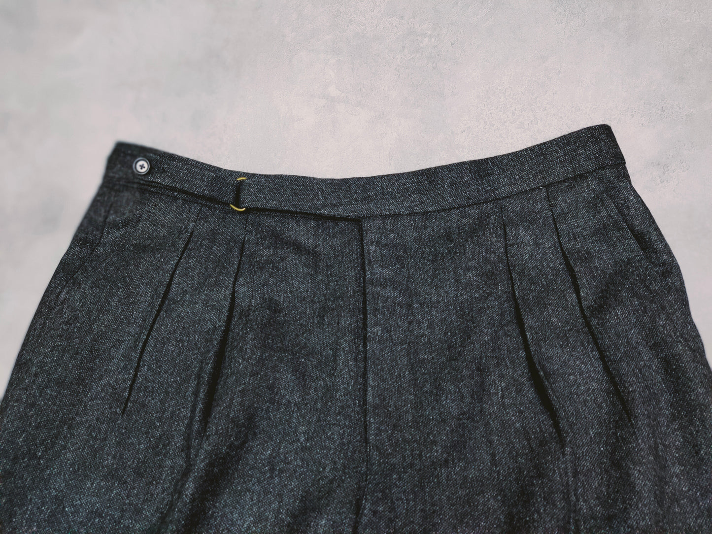 [Sample] VBC Charcoal Melange Flannel  Trousers  - ST129