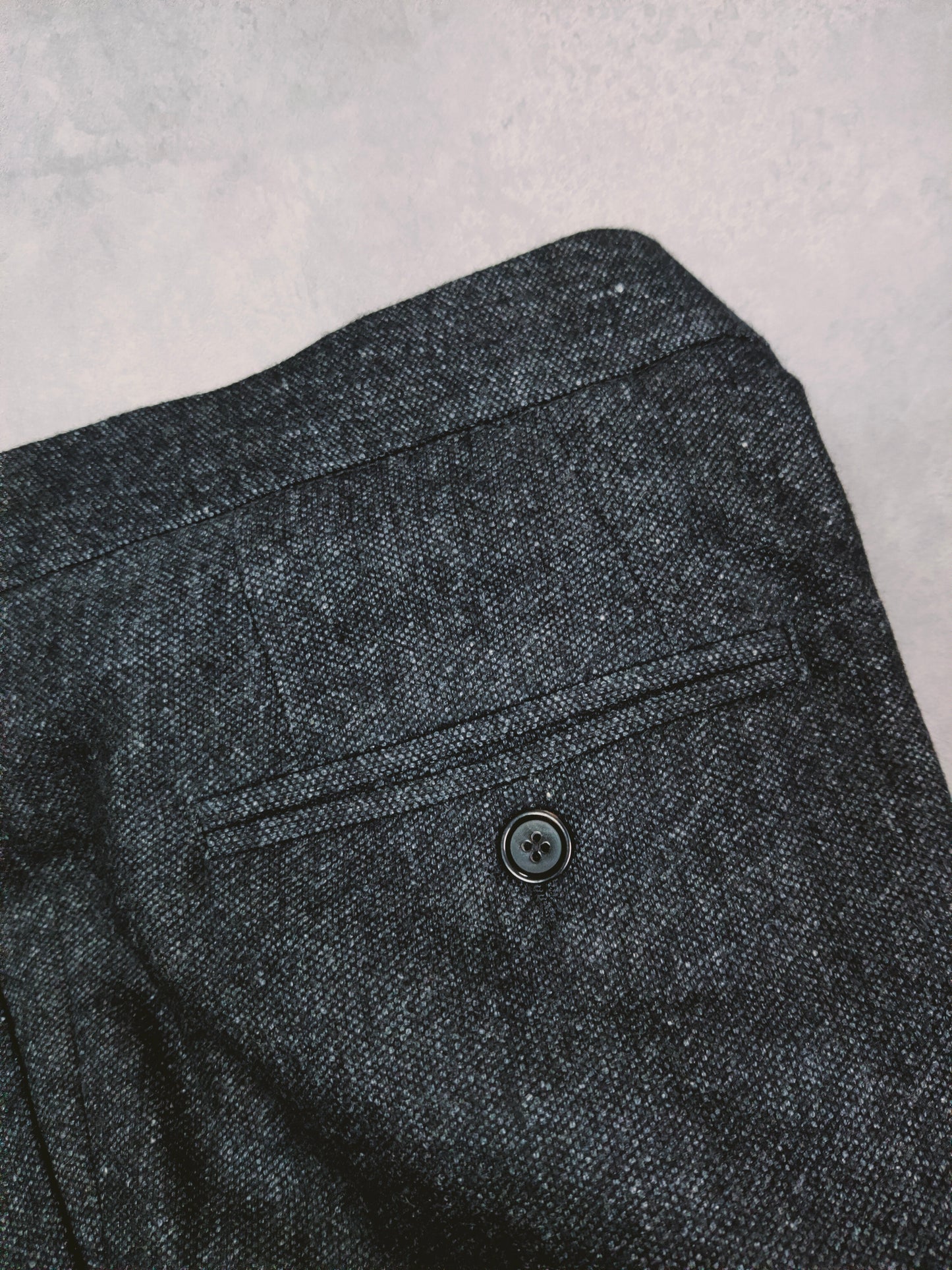 [Sample] VBC Charcoal Melange Flannel  Trousers  - ST129