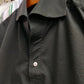 [Sample] Thomas Mason Black Seersucker Long Sleeves Shirt - SS088