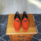 Leonie Suede Loafer With Tie