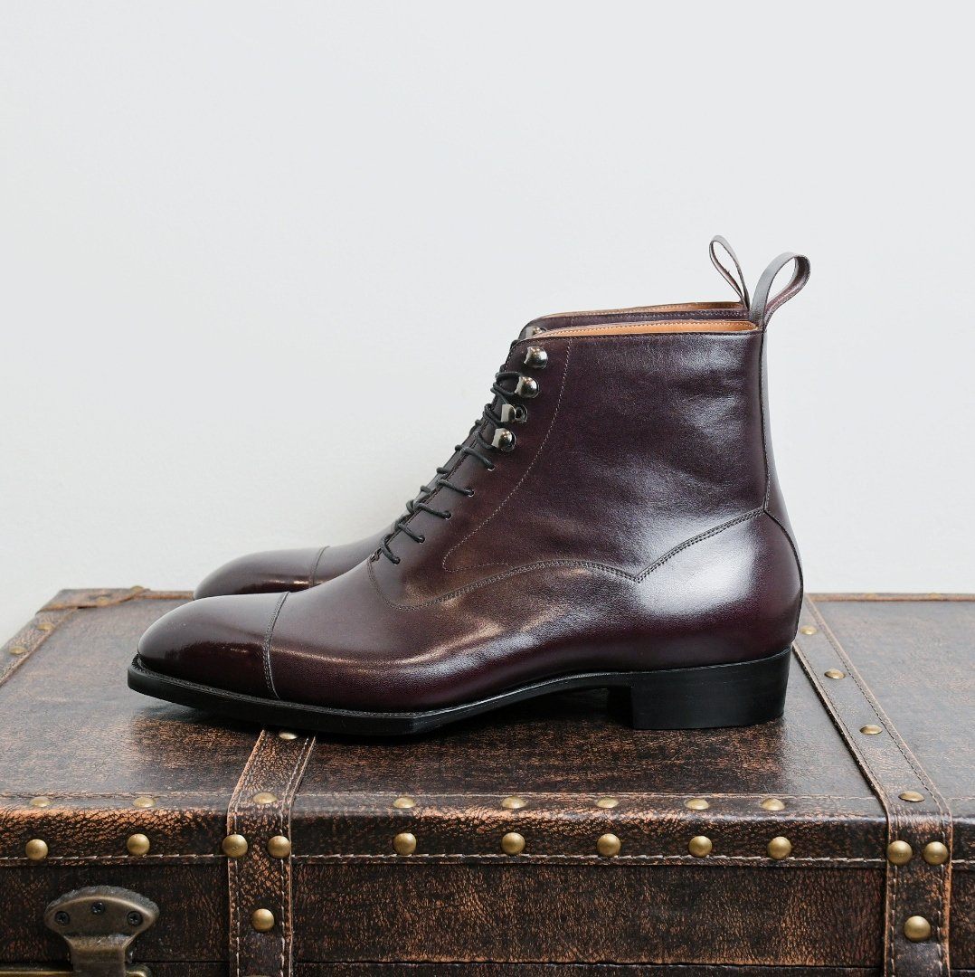 Queensway Cap-Toe Balmoral Boot