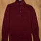 Maroon Stretch-Cotton Pique Polo Shirt MFC0407