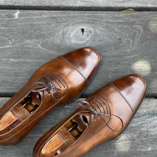 Adam Austerity Balmoral Oxford Shoes - Yeossal & Co