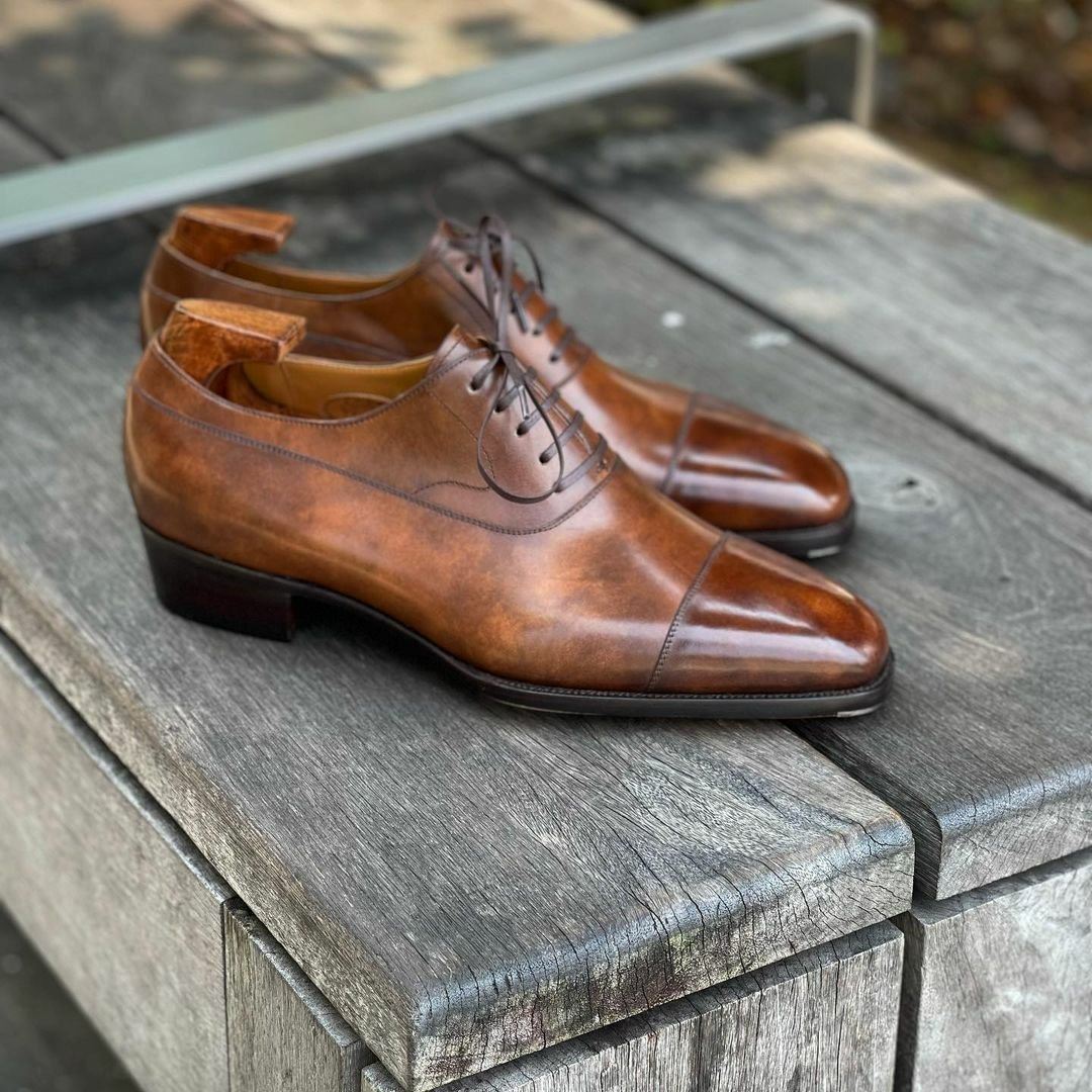 Adam Austerity Balmoral Oxford Shoes - Yeossal & Co
