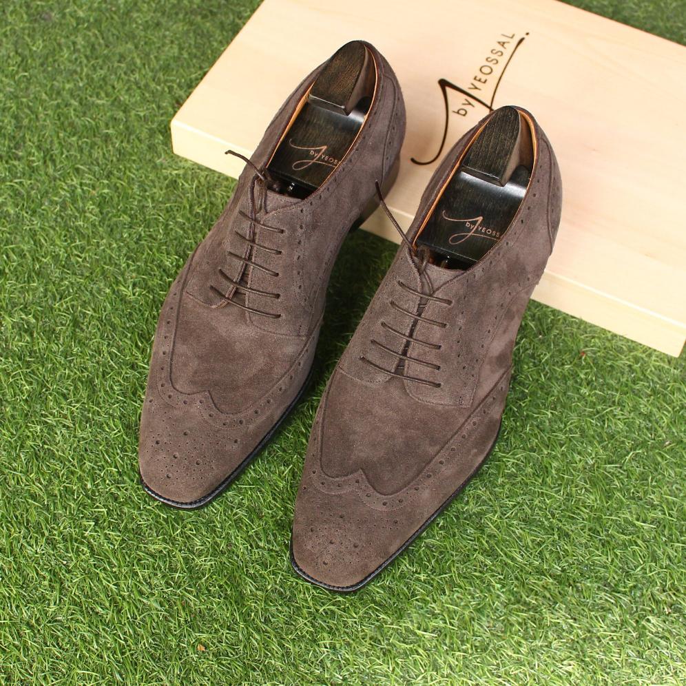 Alps Brogues Derby Shoes - Yeossal & Co