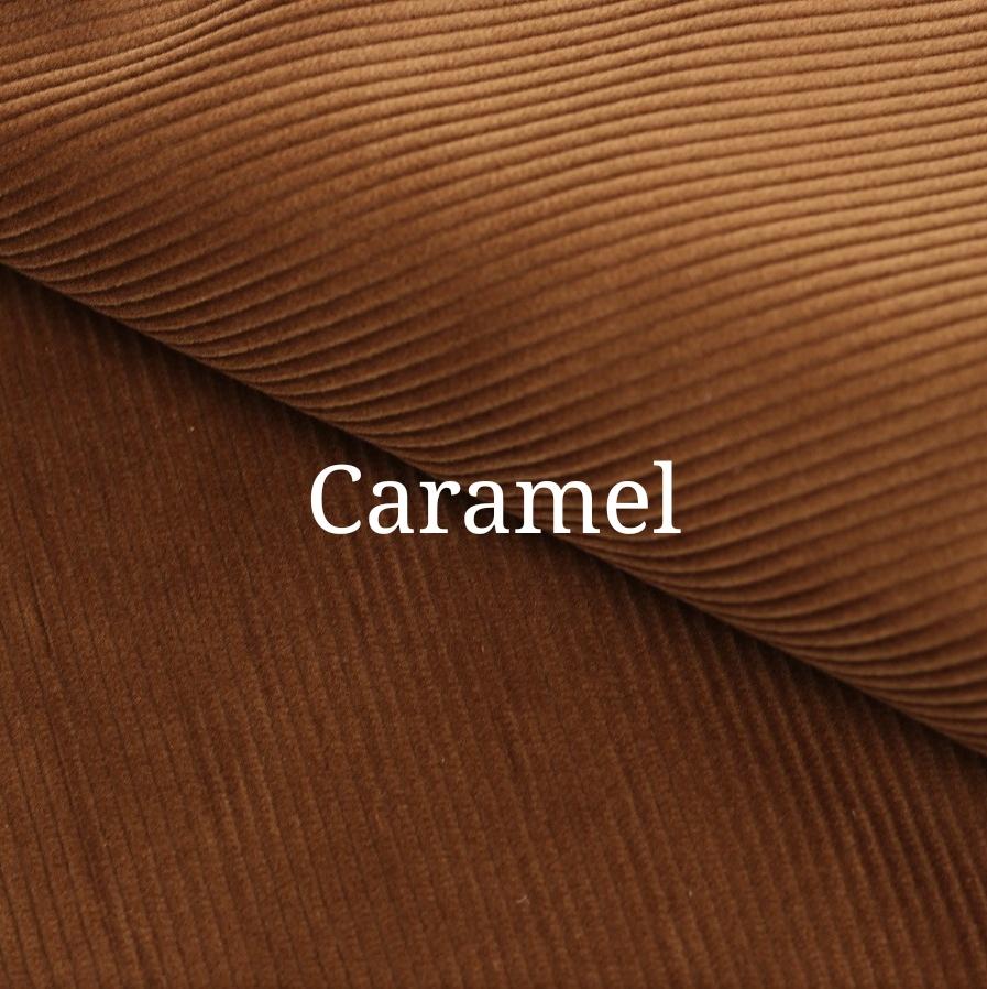 B Moss Cord 10w Caramel Custom Trousers - Yeossal & Co