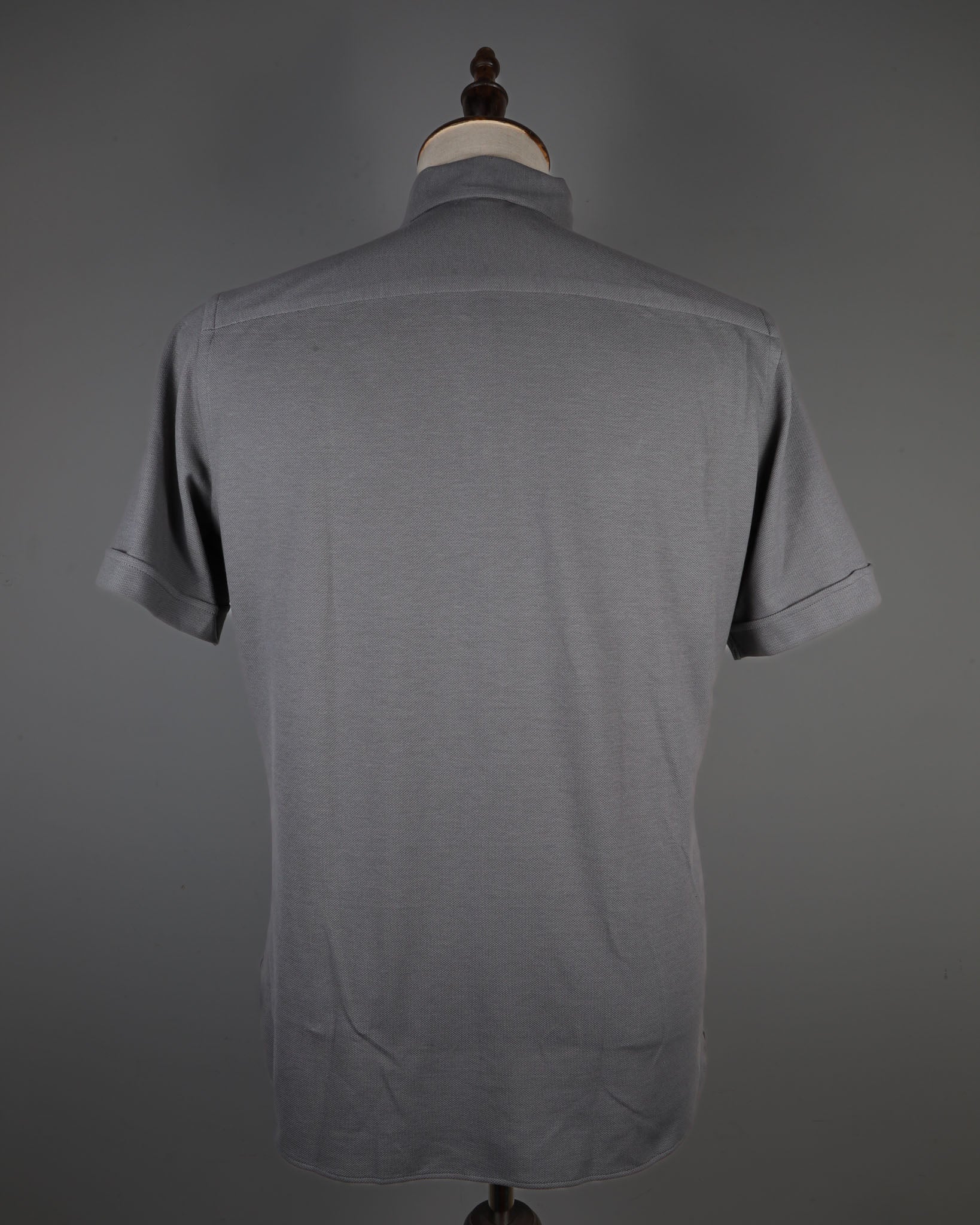 Brayan One - Piece Collar Pique Cotton Shirt - Yeossal & Co