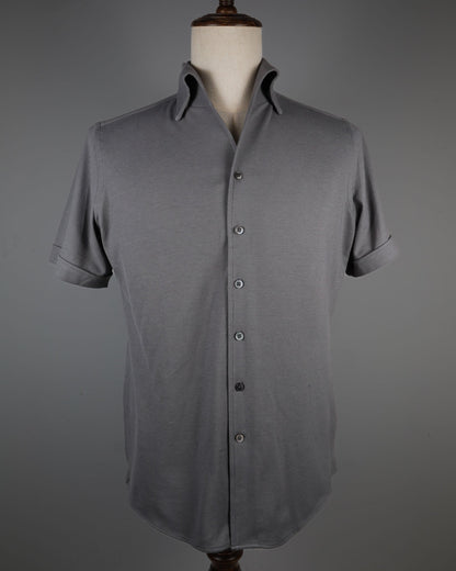 Brayan One - Piece Collar Pique Cotton Shirt - Yeossal & Co