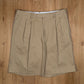 Brisbane Moss Heavy Twill Khaki Custom Trouser - Yeossal & Co