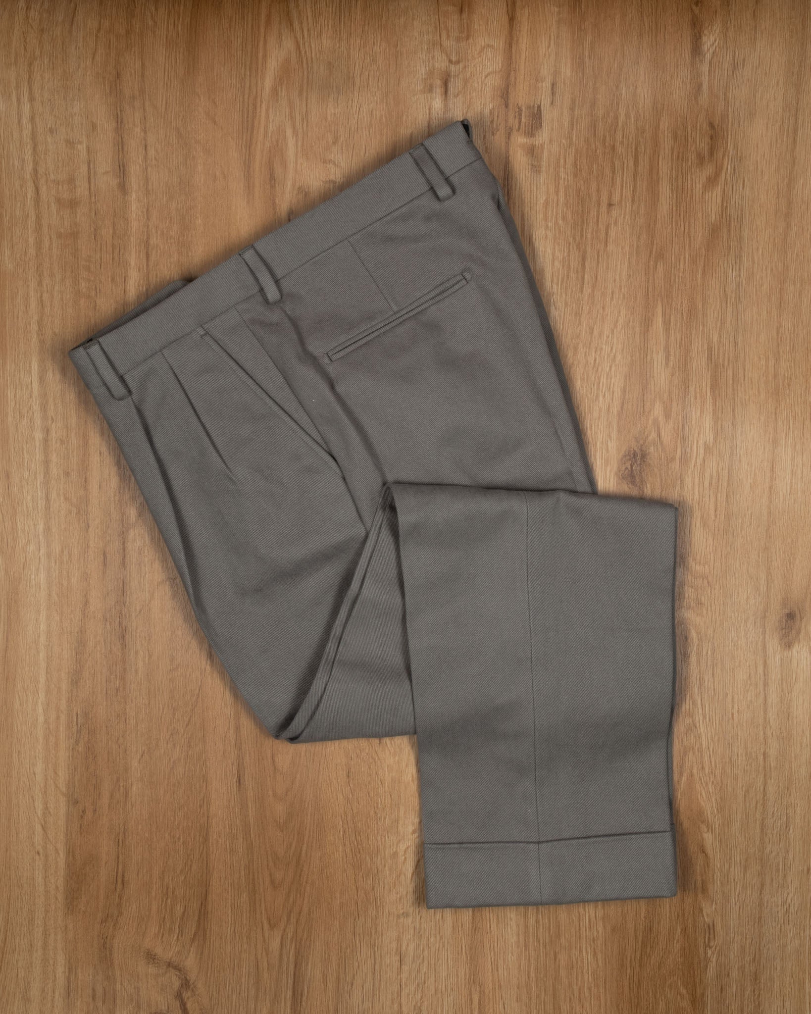 Brisbane Moss Heavy Twill Lovat Custom Trousers - Yeossal & Co