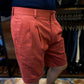 Custom Trousers with Dugdale Cotton Imperial Red - Yeossal & Co
