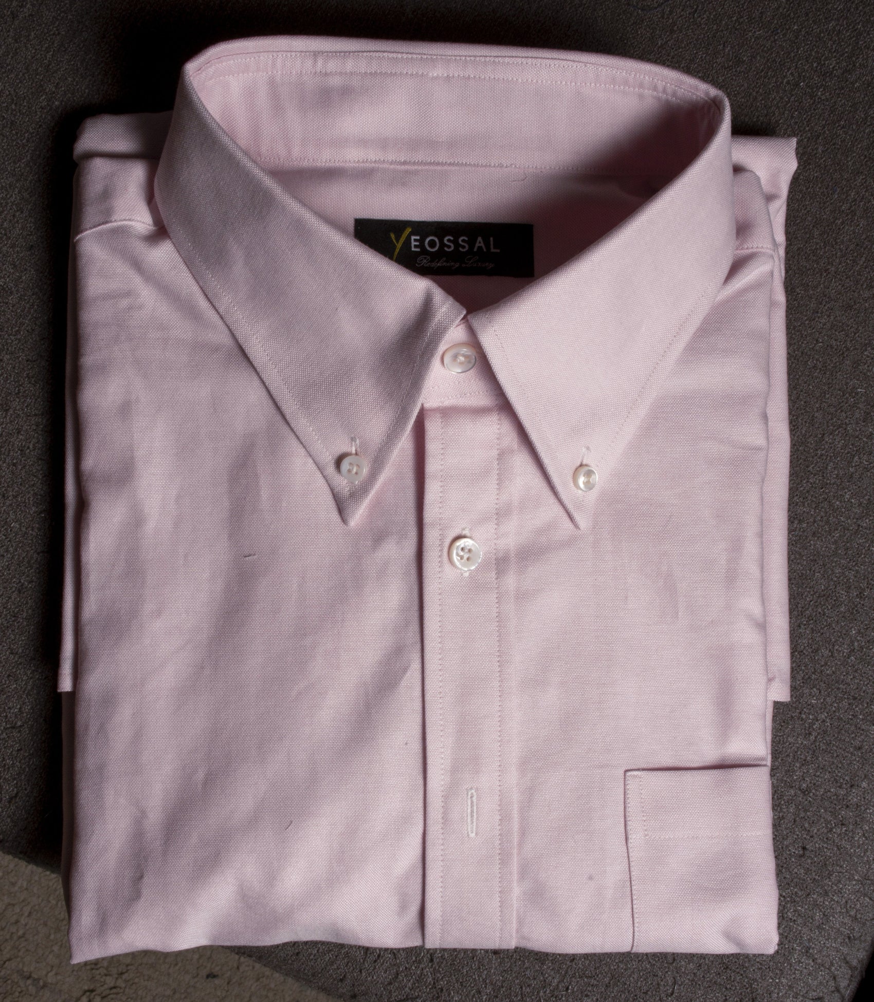 Japanese Baby Pink Oxford Selvedge Shirt