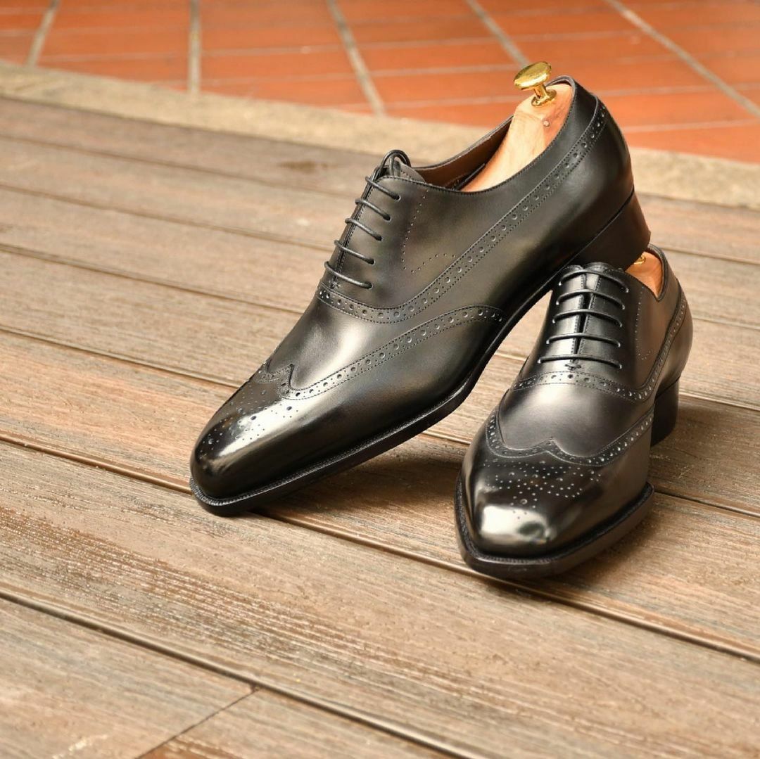 Duxton Balmoral Brogued Oxford Shoes - Yeossal & Co