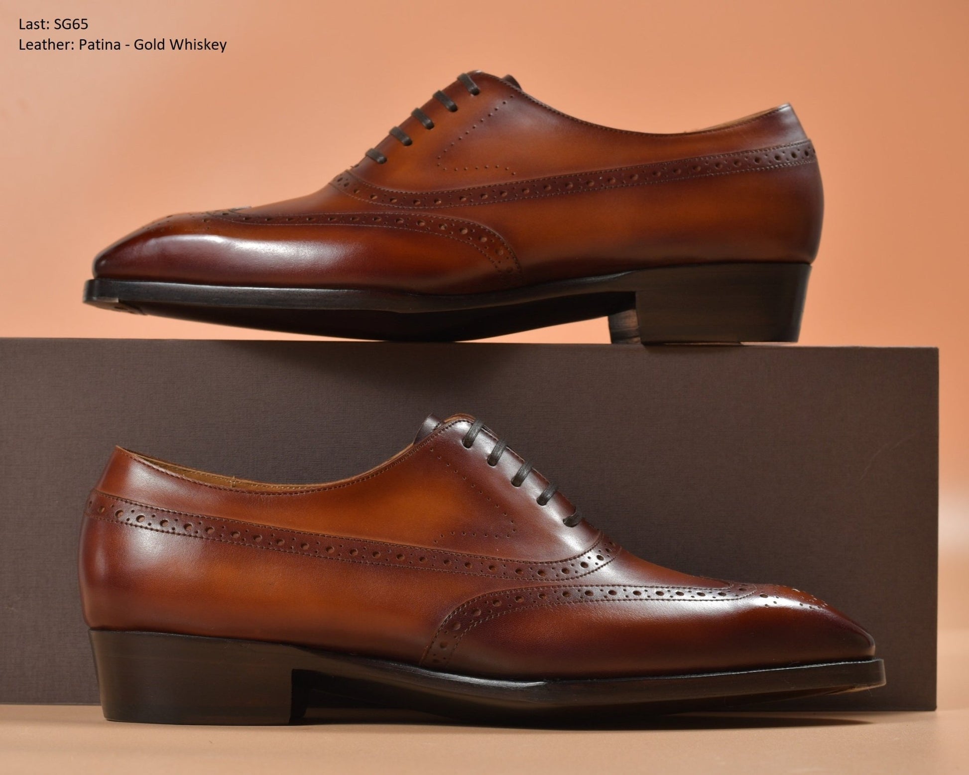 Duxton Balmoral Brogued Oxford Shoes - Yeossal & Co