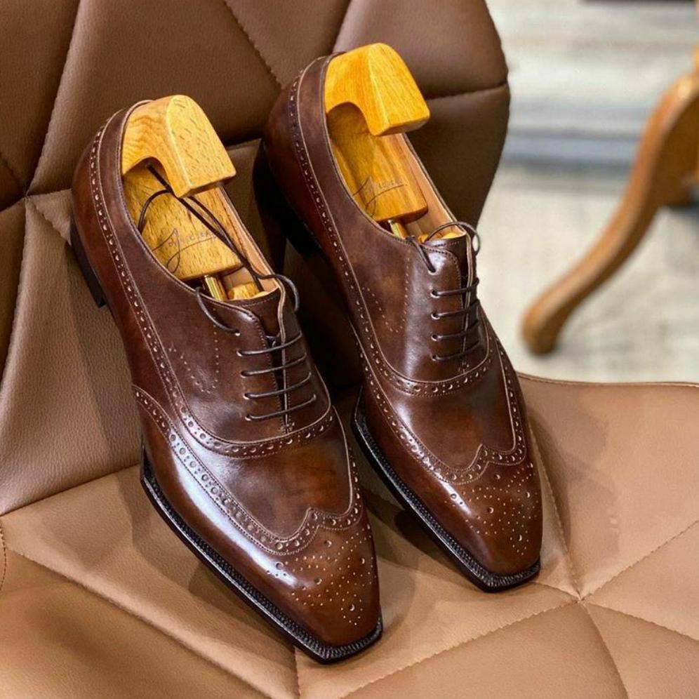 Duxton Balmoral Brogued Oxford Shoes - Yeossal & Co
