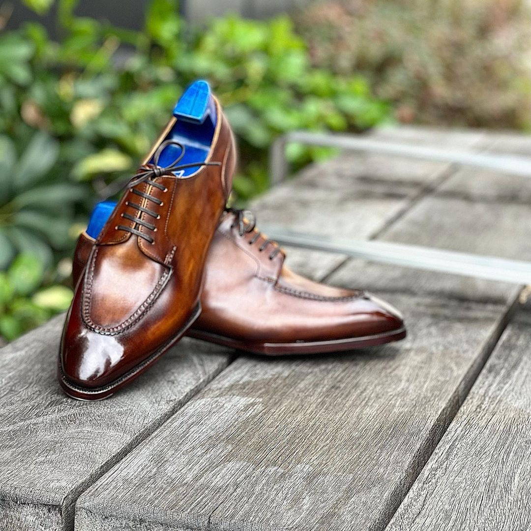Holland Pie - Crust Apron Derby Shoes - Yeossal & Co