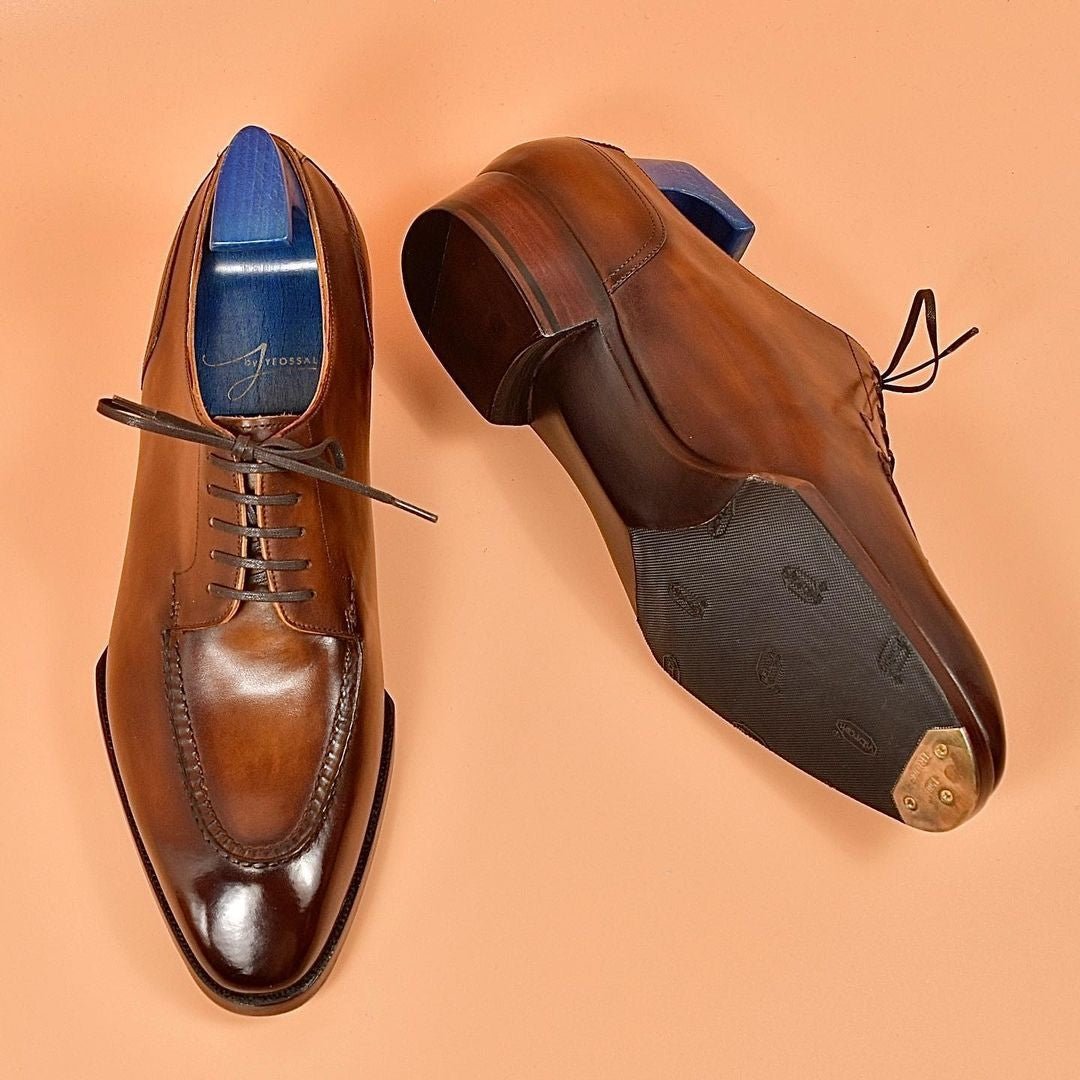 Holland Pie - Crust Apron Derby Shoes - Yeossal & Co