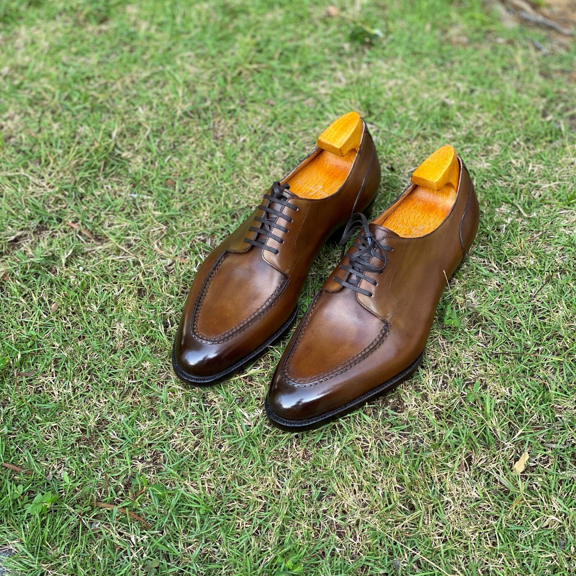 Holland Pie - Crust Apron Derby Shoes - Yeossal & Co