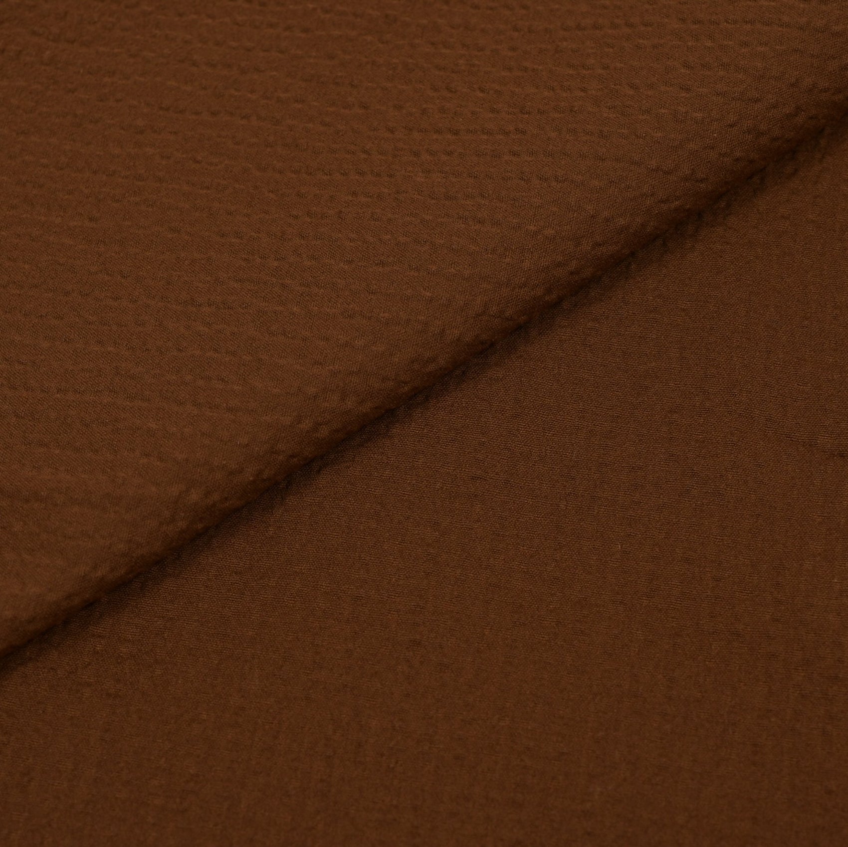 Italian Seersucker Tobacco Custom Trousers