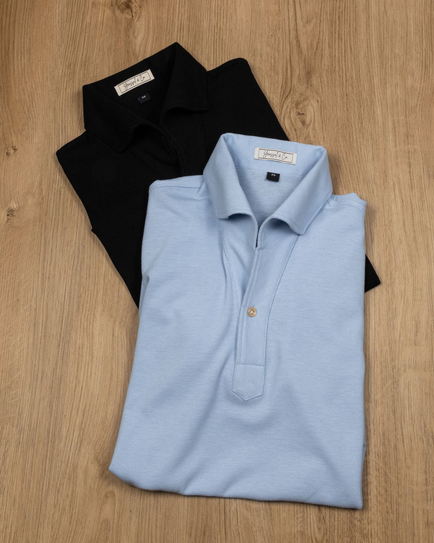 Kai Stretch - Cotton Pique Polo Shirt - Yeossal & Co