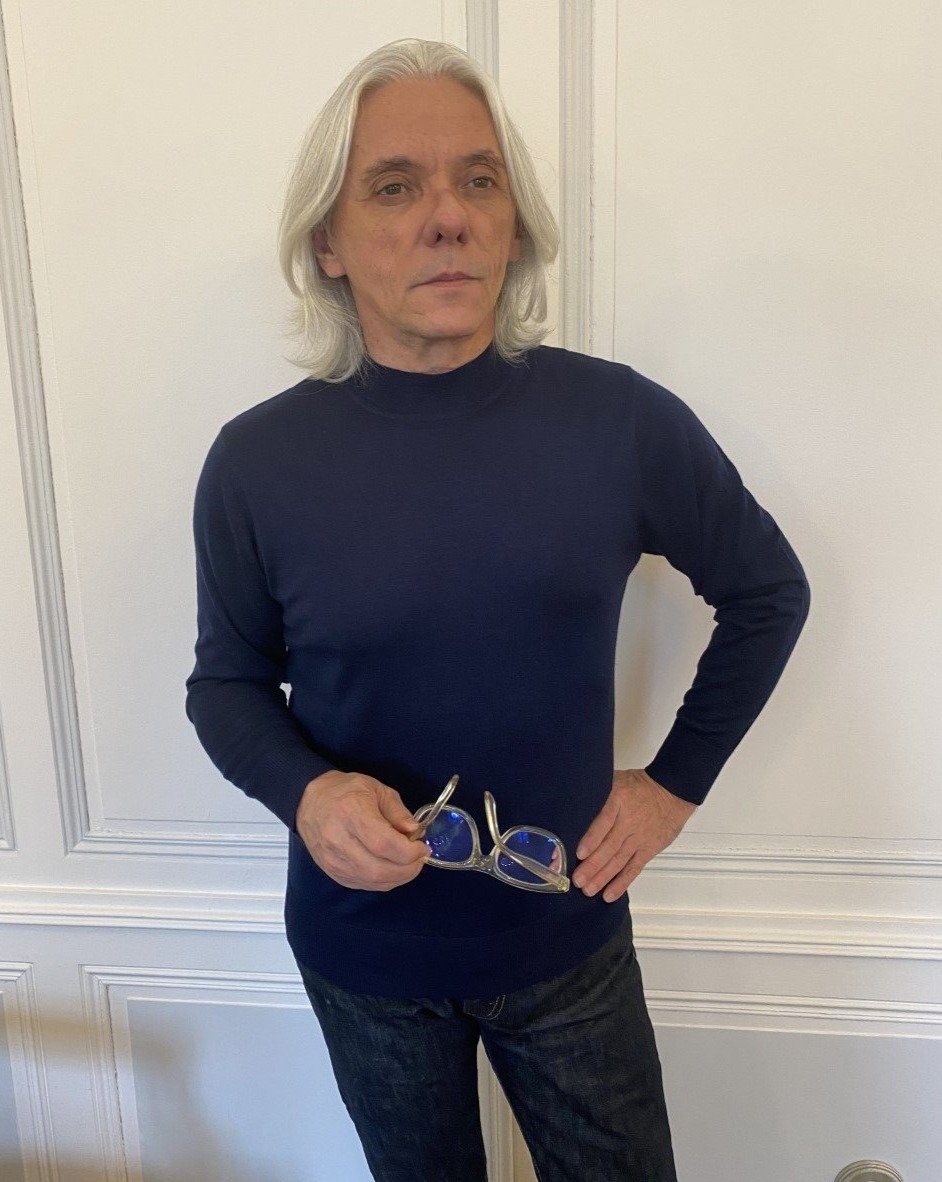 Knitted Cashmere Mock Neck - Yeossal & Co