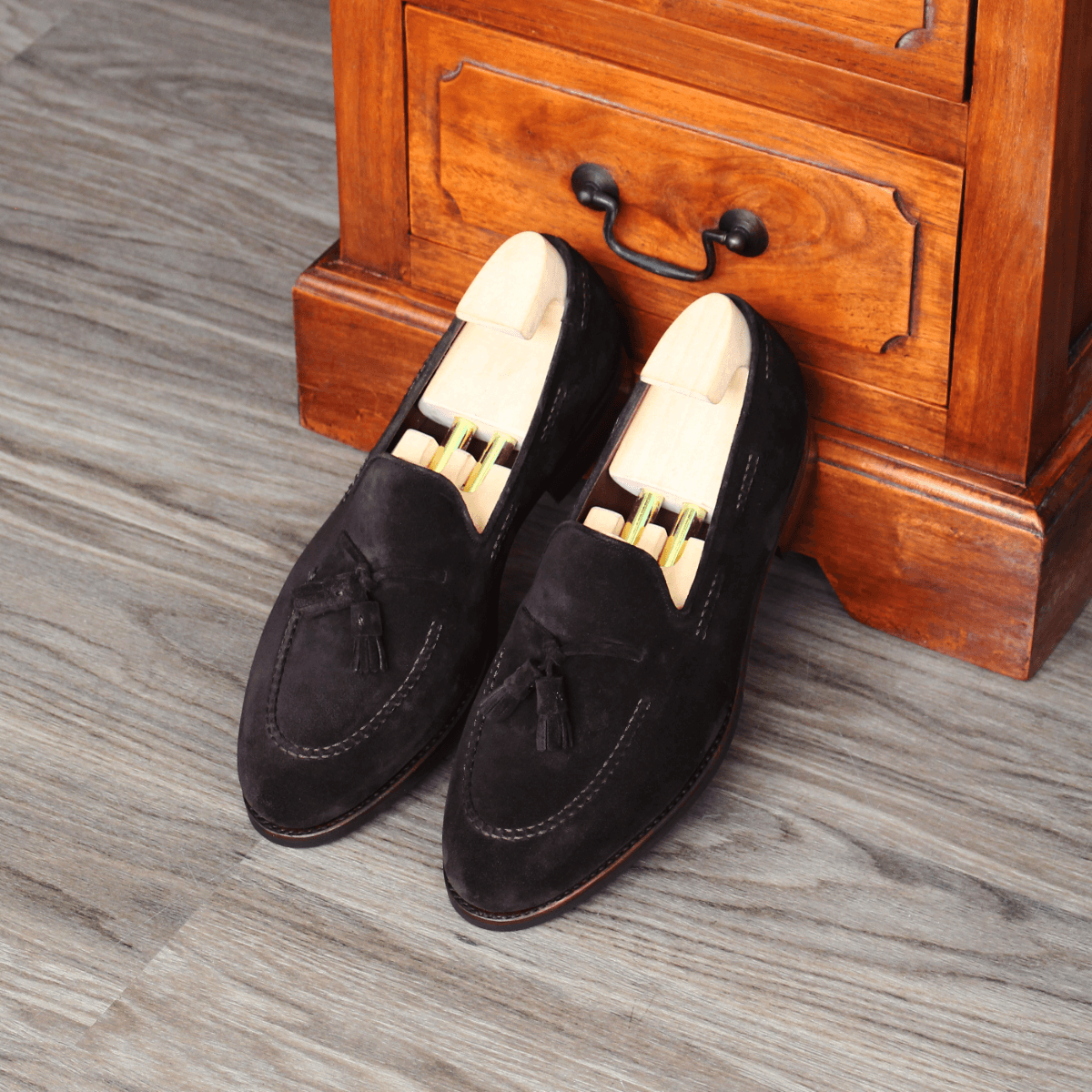 TLB Mallorca - LANCASTER Loafer Dark Brown Suede - Yeossal