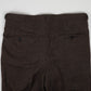 Lanitex Dark Brown Herringbone Trousers MFW0384 - Yeossal & Co