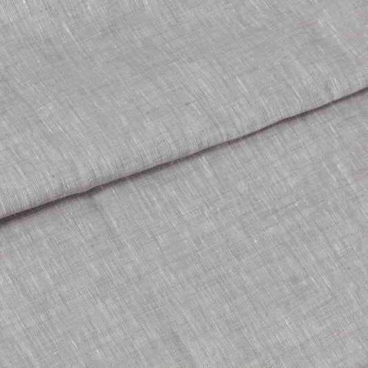 Light Grey Linen Custom Shirt - Yeossal & Co