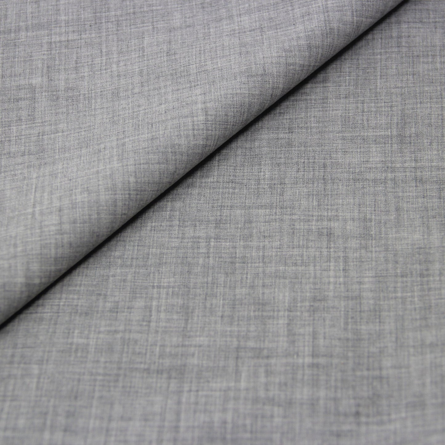 Monti Clark Melange Heather Grey Brushed Cotton Shirt - Yeossal & Co