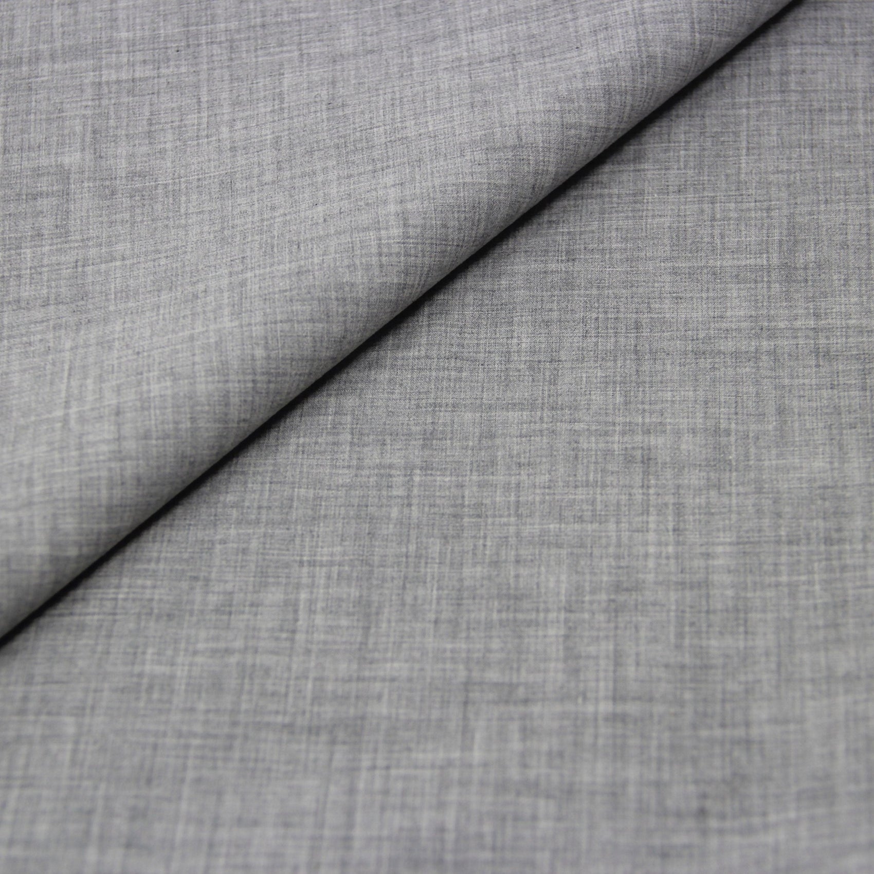 Monti Clark Melange Heather Grey Brushed Cotton Shirt - Yeossal & Co