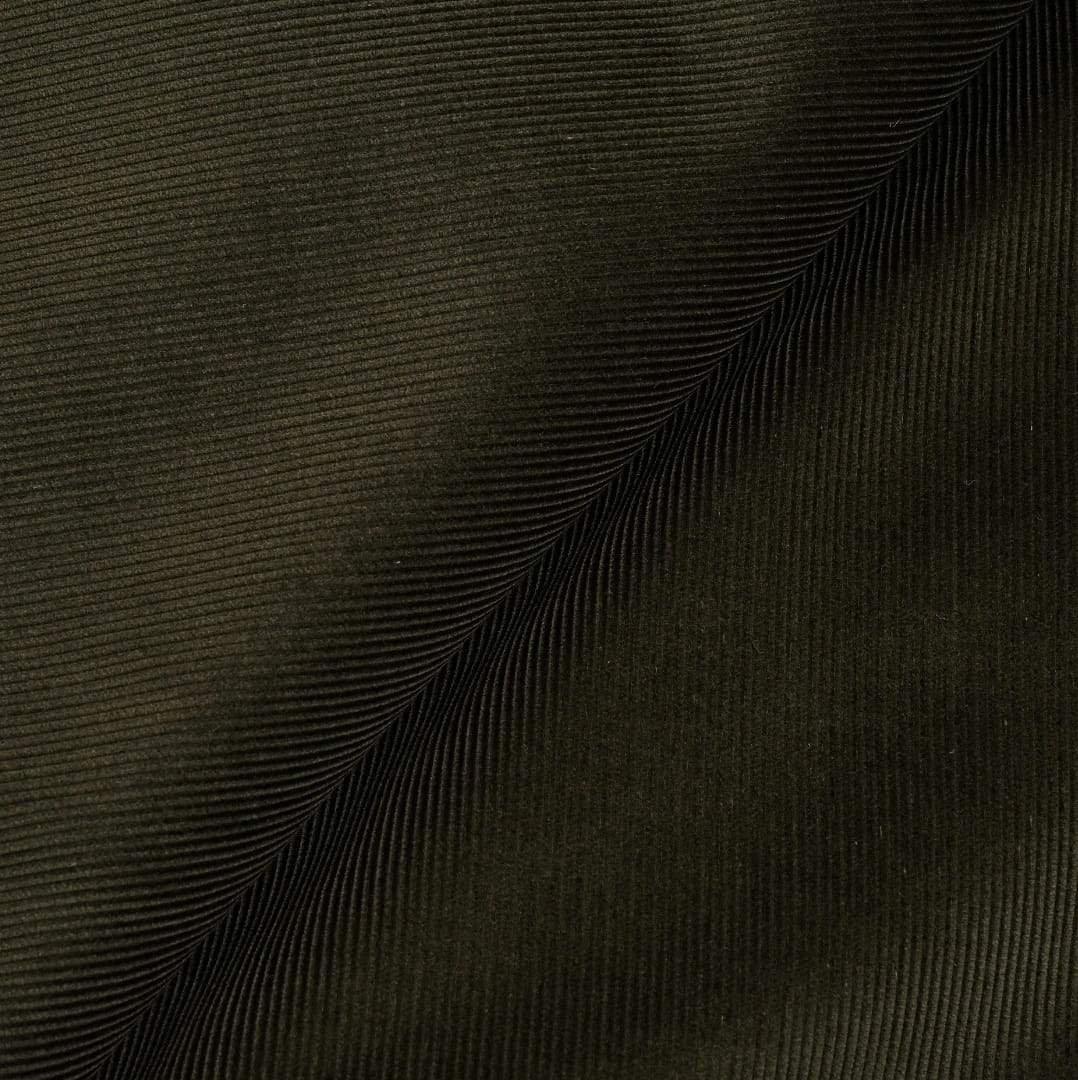 Needle Cord Dark Olive Custom Trousers - Yeossal & Co