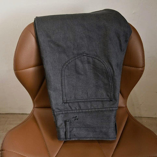 One Washed Premium Smoke Grey Selvedge Denim - Yeossal & Co