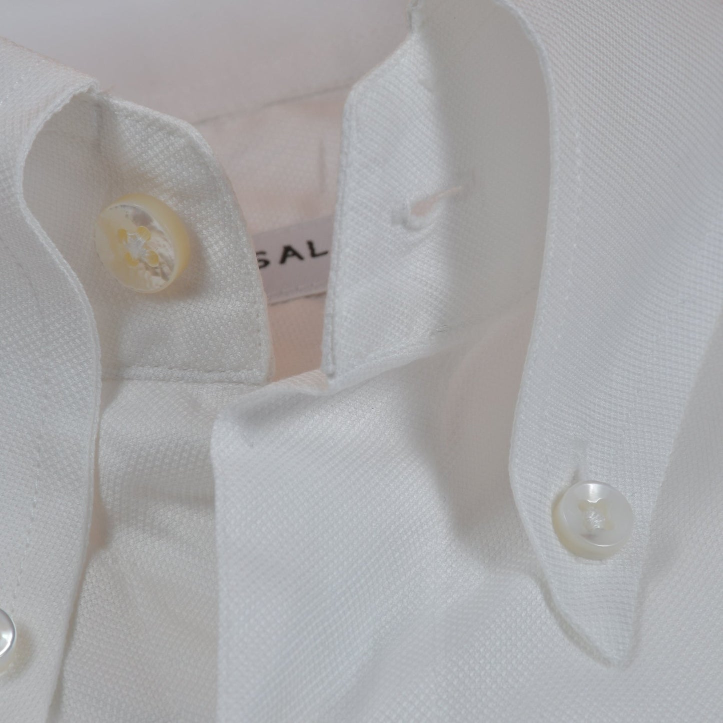 [Open Box - Like New] Monti White Cotton Shirt - SS011 - Yeossal & Co