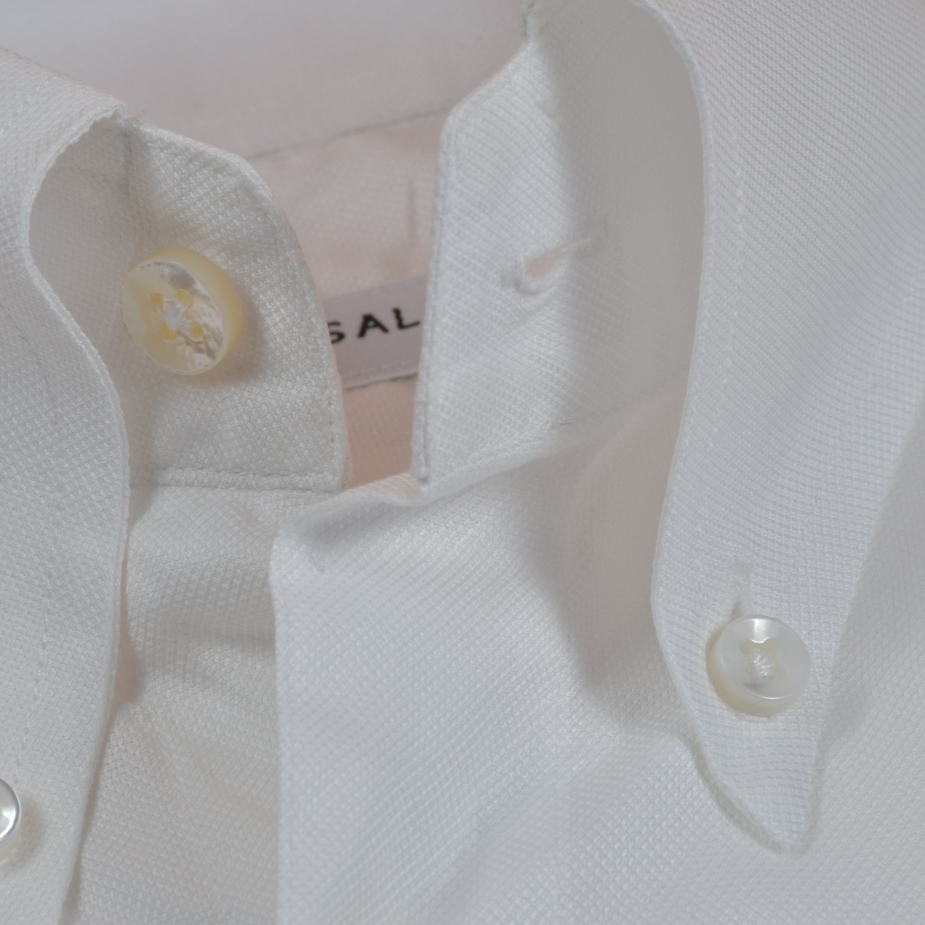 [Open Box - Like New] Monti White Cotton Shirt - SS011 - Yeossal & Co