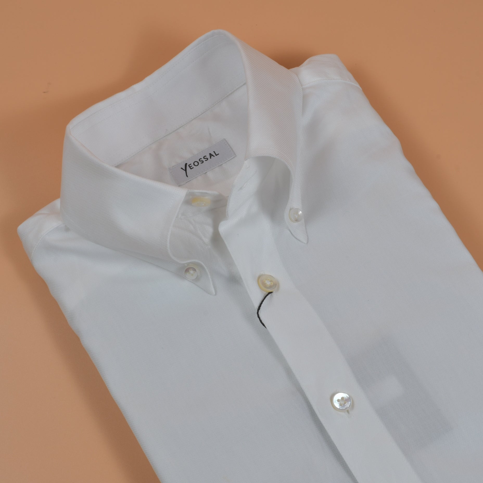 [Open Box - Like New] Monti White Cotton Shirt - SS011 - Yeossal & Co