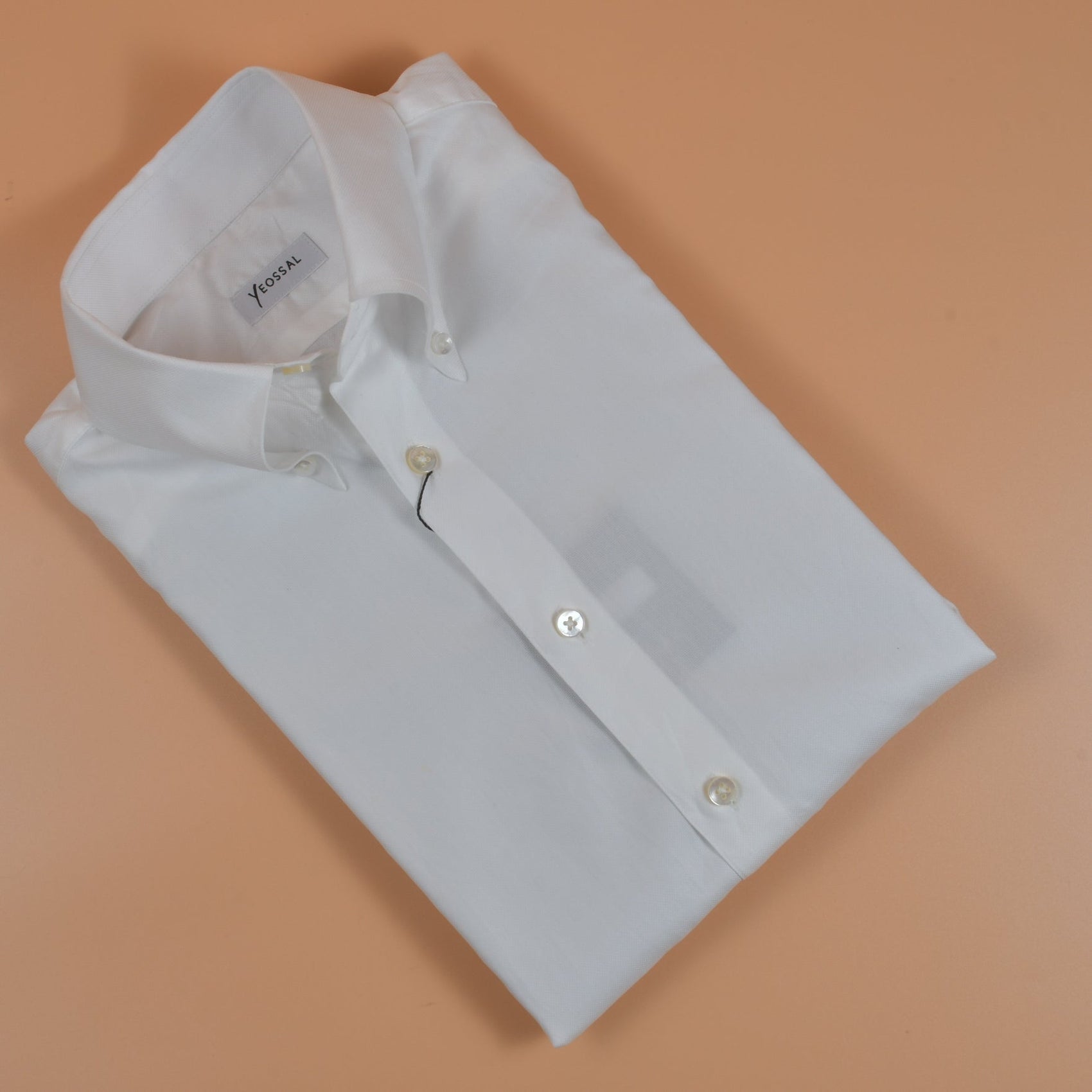 [Open Box - Like New] Monti White Cotton Shirt - SS011 - Yeossal & Co