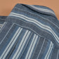 [Open Box - Like New] Thomas Mason Indigo/White Multi - Stripes Shirt - SS005 - Yeossal & Co