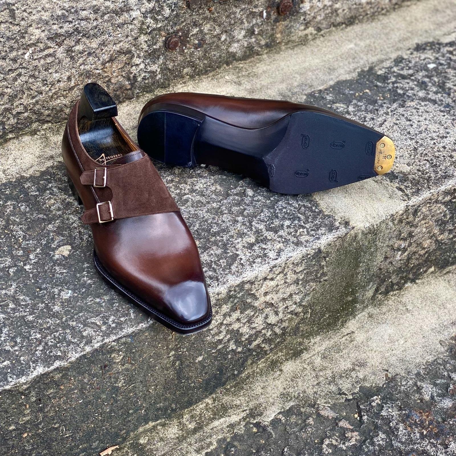 Orchard Double Monk Strap Shoes - Yeossal & Co