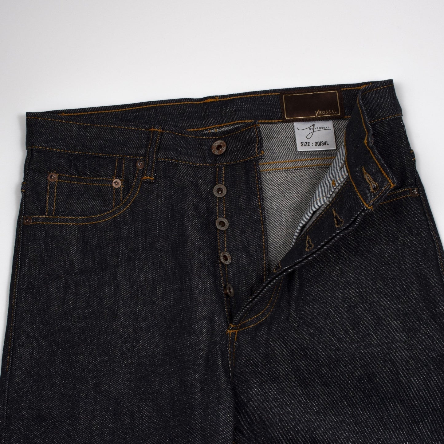 Premium Japanese Ash Indigo Selvedge Denim - Yeossal & Co