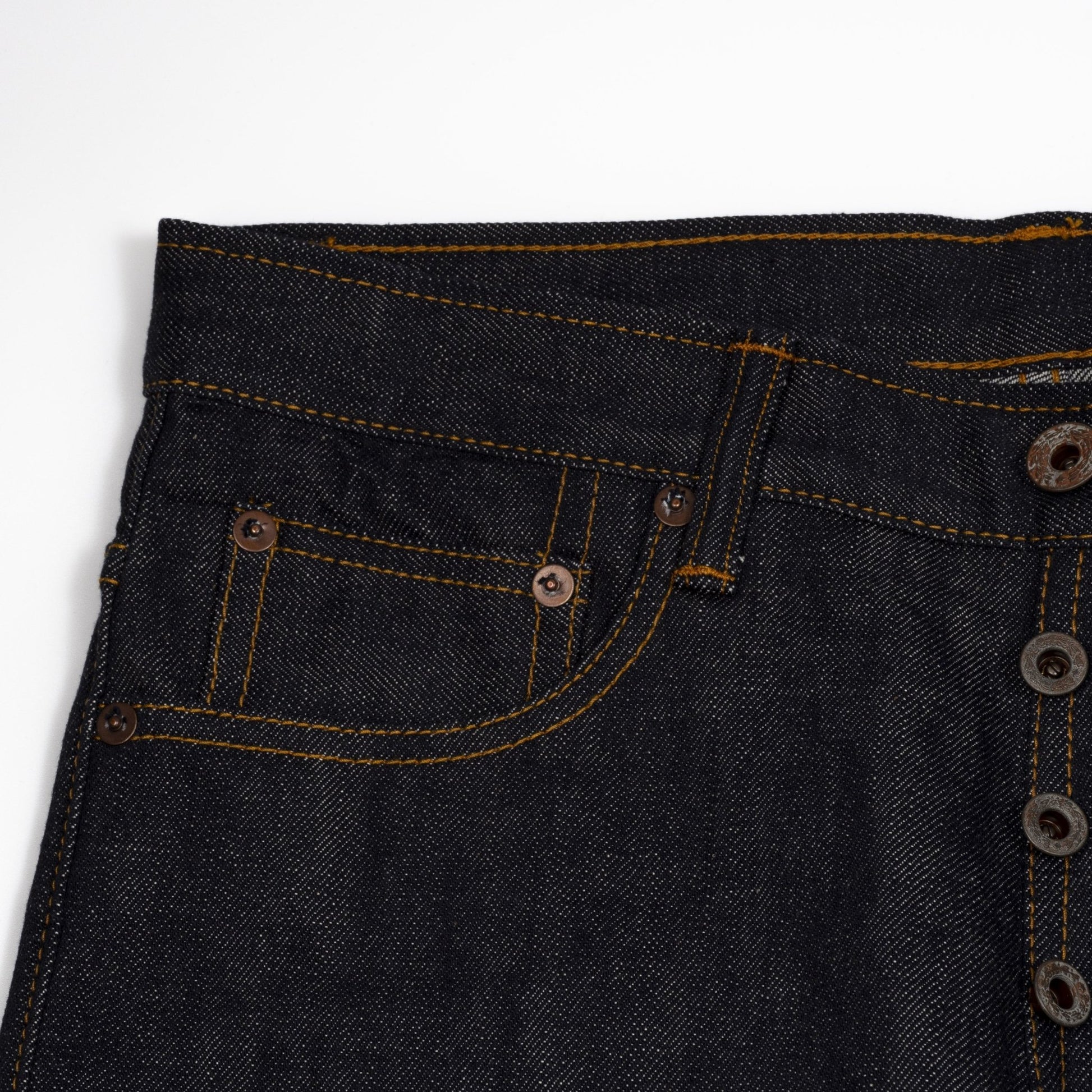 Premium Japanese Ash Indigo Selvedge Denim - Yeossal & Co
