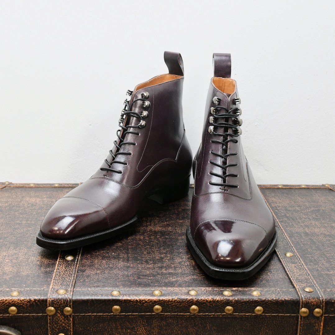 Queensway Cap - Toe Balmoral Boot - Yeossal & Co