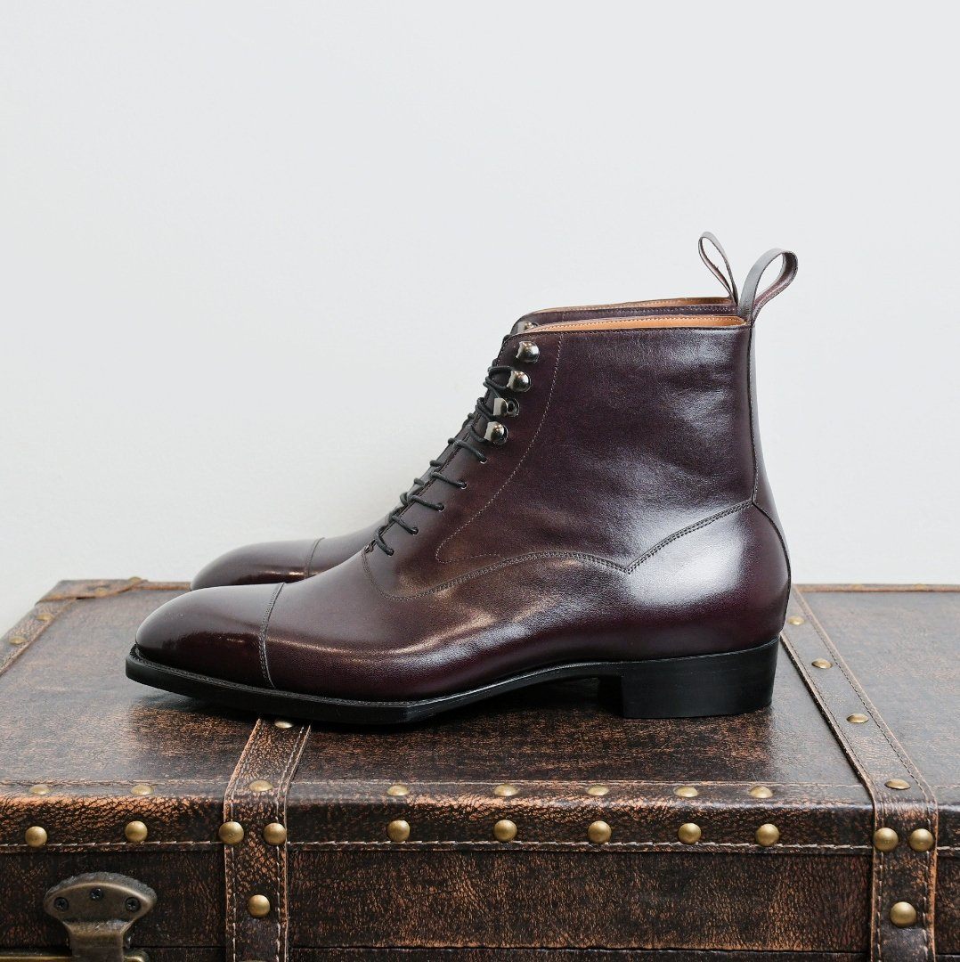 Queensway Cap - Toe Balmoral Boot - Yeossal & Co