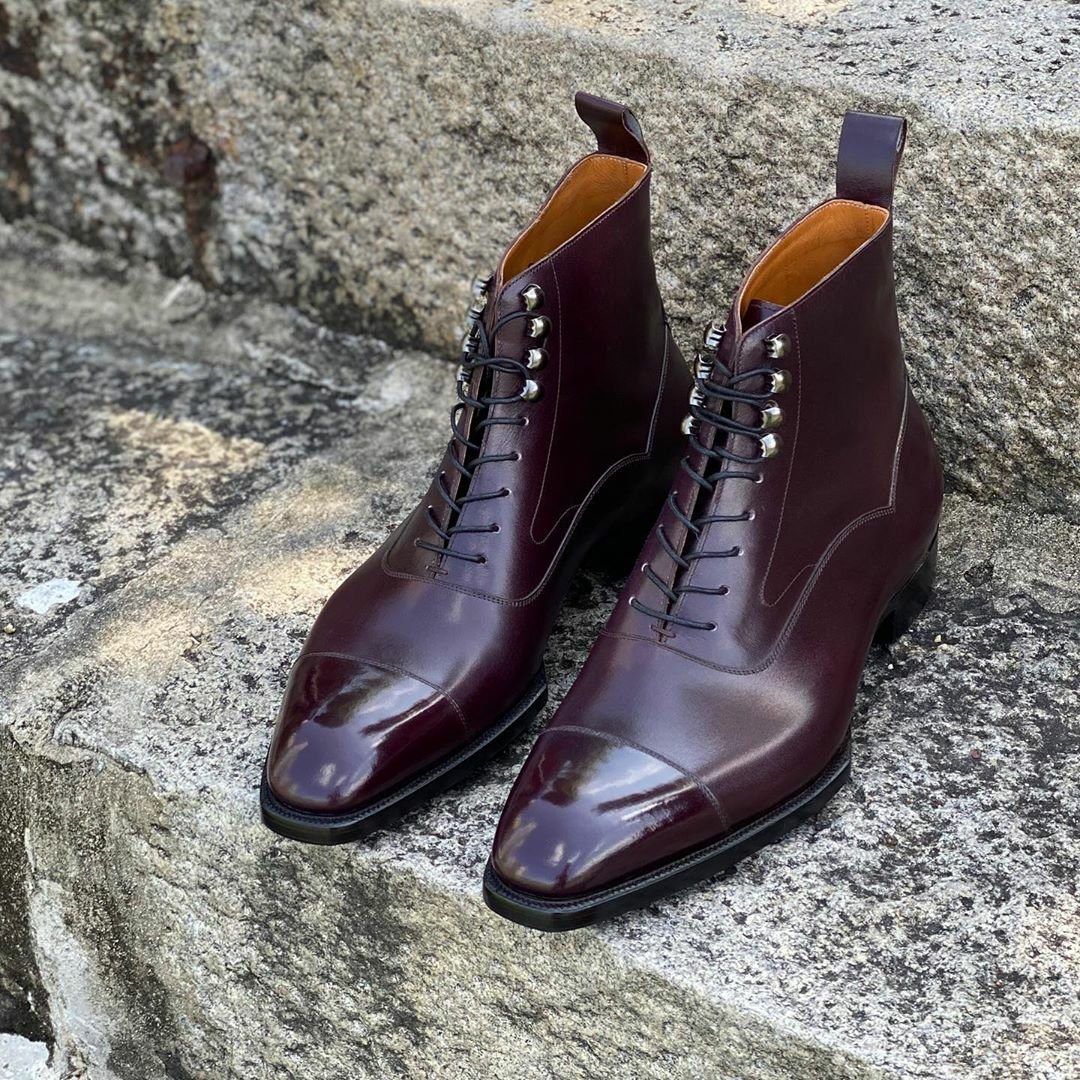 Queensway Cap - Toe Balmoral Boot - Yeossal & Co