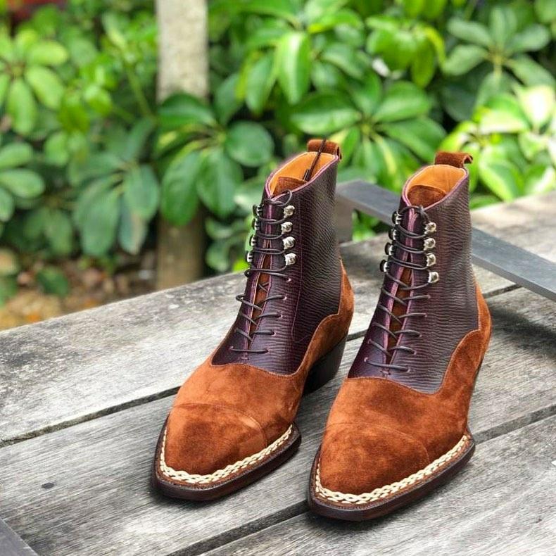 Queensway Cap - Toe Balmoral Boot - Yeossal & Co
