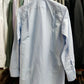 [Sample] Blue/White Stripes Long Sleeves Shirt - SS087 - Yeossal & Co